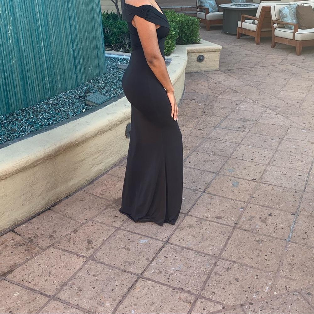 Black Floor Length Dress
